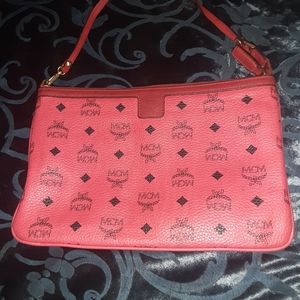 MCM red handbag